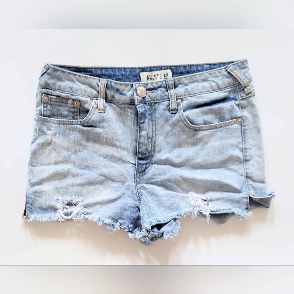 Jalate Distressed Cutoff Denim Jean Shorts Size 7